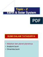 Topic 2 - EARTH SOLAR SYSTEM