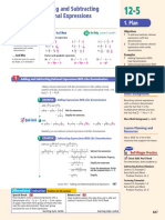 Adding and Subtracting Rational Expressions PDF