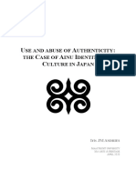 Use and Abuse of Authenticity - The Case of Ainu Identity and Culture in Japan