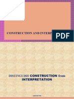 Construction and Interpretation