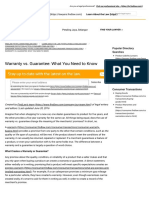 Warranty vs. Guarantee - What You Need To Know PDF