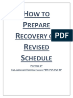 How To Prepare Recovery or Revised Schedule 1
