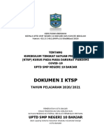 Dokumen 1 KTSP Masa Pandemi SMPN 10 Banjar 2020 - 2021 Share It