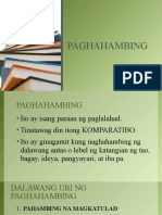PAGHAHAMBING-filipino 8
