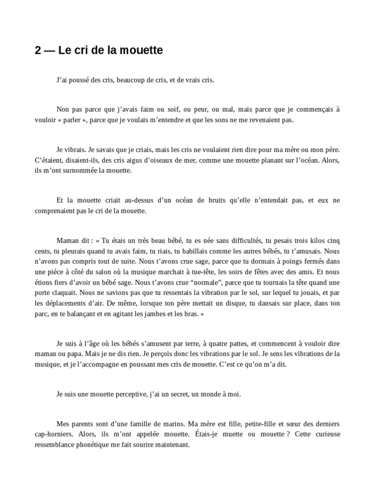 Le Cri De La Mouette Pdf Le Cri de La Mouette | PDF | Chats | Guitares