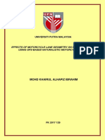 Effects of Motorcycle Lane Geometry On Speed Variation Using Gps-Based Naturalistic Motorcycle Riding PDF