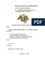 Procesamiento de minerales: chancado, molienda y clasificación