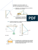 Taller Número 1 y 2 de Estática Grupo A y B