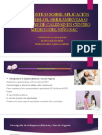 Exposicion Sobre Diagnostico de Centro Médico Del Niño SAC