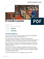 El Conde Lucanor