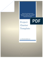 Integration Project Charter Template