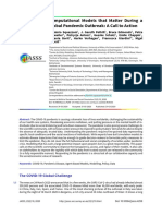 Computational Models That Matter During A Global Pandemic Outbreak: A Call To Action