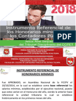 Prestantacion Reglamento de Honorarios Minimos PDF