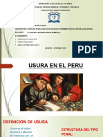 La Usura en El Peru