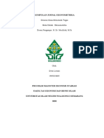 Uts Ekonometrika Dewi Lestari 1905028005 PDF