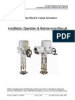Installation, Operation & Maintenance Manual: HL Series Electric Linear Actuators