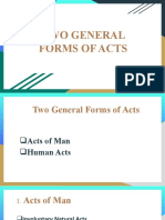 Two General Forms of Acts