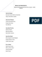 Modulo de Presupuesto PDF