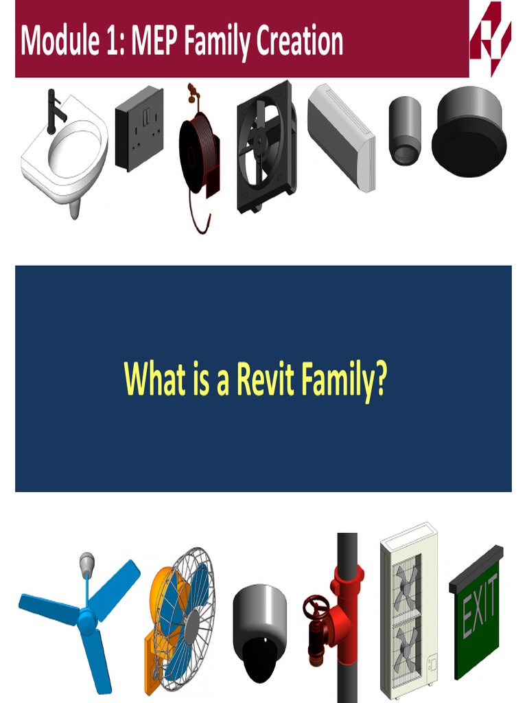 Module 1: MEP Family Creation: What Is A Revit Family? | PDF | Autodesk ...