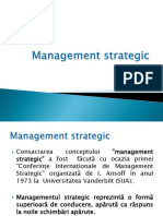 Management Strategic I