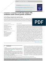 Automatic Tracking of Multi-Fruit Targets With Oscillation Under Natural Growth Conditions