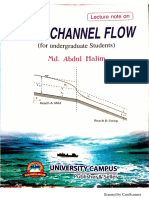 Open Channel Flow (Md. Abdul Halim) PDF