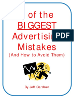 7 of The Biggest Advertising Mistakes: (And How To Avoid Them)