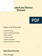 Individual and Market Demand