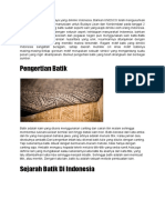 Berita Koran Tentang Karya Seni Batik PDF