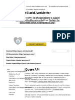 jQuery API documentation for plugins, contributing, events and support