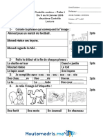 Devoir 3primaire FR s1 Serie1