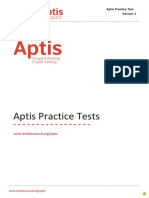 Aptis Model Test 2 Question