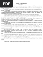 Religião ou Espiritualidade