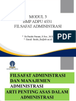 Materi 3 Filsafat Administrasi