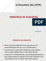 Architectural Acoustics - L6