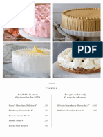 Nono's Cakes and Confections Menu - July 2020