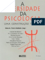 Resumo A Diversidade Da Psicologia Uma Construcao Teorica Edna M Peters Kahhale