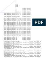 Pre Imp Tablespaces - SQL