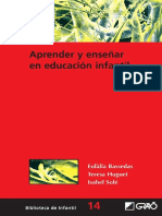 Aprender y Enseñar en Educación Infantil PDF