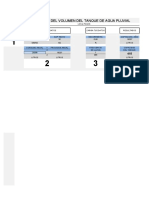 Calculo Del Volumen Del Tanque de Agua Pluvial PDF