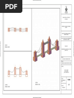 Diseño puente 3D AutoCAD