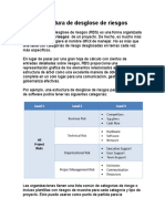 3 ESTRUCTURA DE DESGLOSE DE RIESGOS