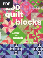 Download Davina Thomas - 200 Quilt Blocks to Mix and Match by shackledomen SN48005286 doc pdf
