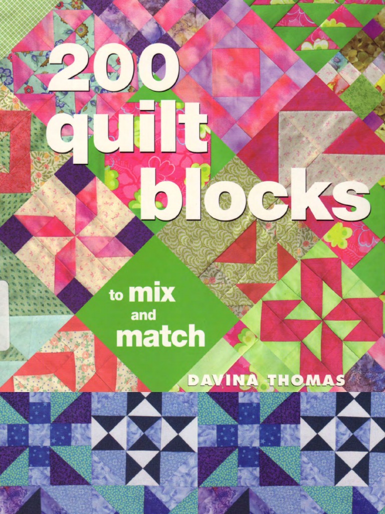 Davina Thomas - 200 Quilt Blocks To Mix and Match | PDF