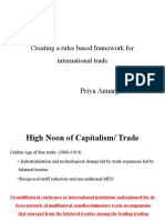 Creating A Rules Based Framework For International Trade: Priya Anuargini