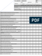 CHECKLIST COLHEDORA - OPERADOR