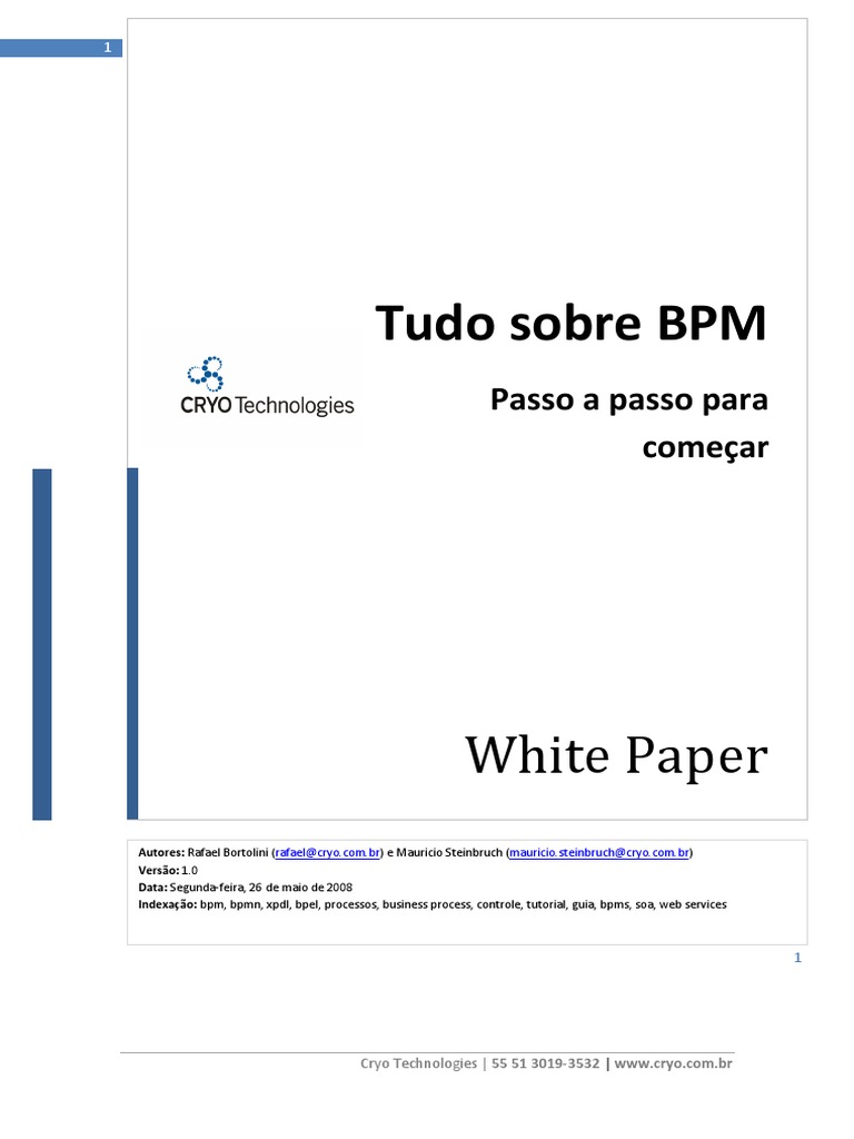 BPM Passo A Passo PDF | PDF | Arquitetura orientada a serviços (SOA ...