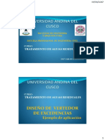 01.09-2 Ejemplo diseño vertedor excedencias