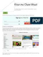 Wizer Cheat Sheet