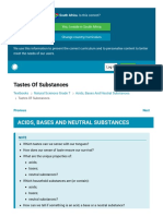 Tastes of Substances - How our sense of taste helps identify acids, bases and neutral substances